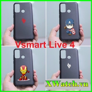 Ốp lưng Vsmart Live 4 / Aris Aris pro Joy 3 Joy 4 TPU in logo