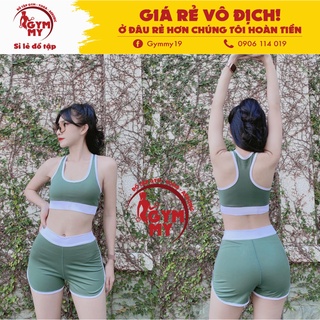[Hàng Xuất Khẩu] Bộ Đùi Thể Thao Viền Tập Gym - Yoga - Aerobic ( Tặng kèm mút)