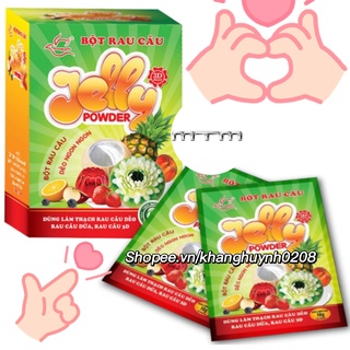 Bột Rau Câu Dẻo Jelly Hoàng Yến (hộp 12 gói)