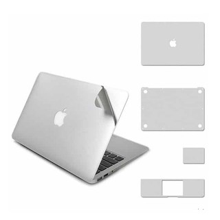[Mã 33ELSALE hoàn 7% xu đơn 300k] Bộ Mocoll 4in1 dán Macbook Pro 13 inch màu Gray, silver không vỏ