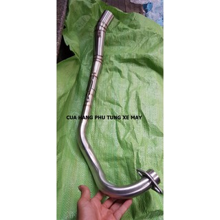 CỔ PÔ 2 KHÚC INOX 304 GẮN XE EXCITER 150 - GẮN PÔ ĐỘ