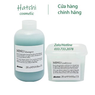 Bộ Dầu Gội Xả Dành Cho Tóc Nhuộm Davines Minu 250ml