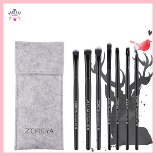 Bộ cọ trang điểm mắt cao cấp Zoreya 7 cây có bao đựng mã ZZ7