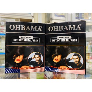 GỘI LÀ ĐEN - DẦU GỘI NHUỘM TÓC OHBAMA - CHIẾT XUẤT THẢO MỘC - Chính hãng, Mẫu mới.