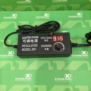 Nguồn chỉnh áp DC 3V 24V 2A, có màn hình LED