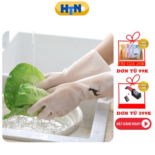 Găng tay cao su con hươu OHISIL siêu dai siêu bền,rửa bát,giặt quần áo khồng mùi hôi