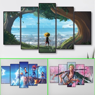 Tranh One Piece Treo Tường, Đảo Hải Tặc, Luffy, Zoro, Tranh anime cỡ lớn | 3H