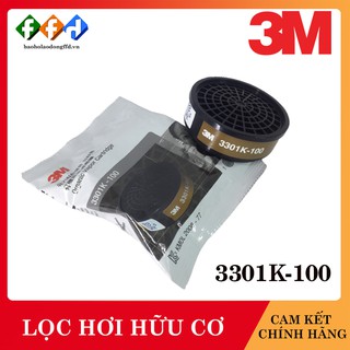 Phin lọc 3M 3301K-100 phin lọc hơi hữu cơ(phun sơn, trừ sâu, khử trùng)dùng cho mặt nạ 3M 3200, 3M HF52 [FFD]