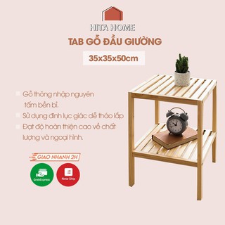 Kệ đầu giường - Tab gỗ đầu giường đa năng