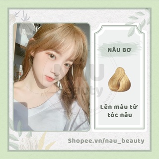 ( Không tẩy )Thuốc nhuộm tóc màu NÂU BƠ