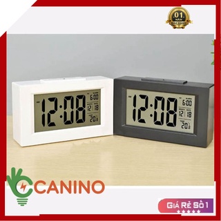 Đồng Hồ Báo Thức FREESHIP Đồng Hồ Báo Thức Cảm Biến Phát Sáng Trong Đêm V4