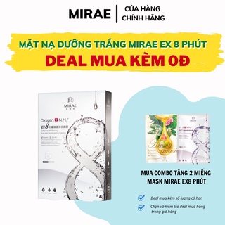Mặt nạ Mirae EX8 phút dưỡng trắng cấp tốc - Oxygen cung cấp độ ẩm giúp da sáng bóng