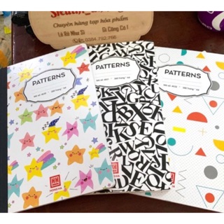 Sổ Patterns A4 Bìa Cứng 200/260/300 Trang Hồng Hà
