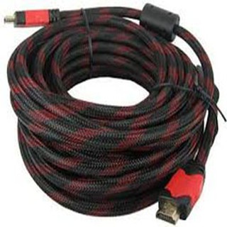 Cáp HDMI Dây Tròn lưới dài 20 mét Chuẩn 1.4V chống nhiễu - HDMI to HDMI 2 đầu đực