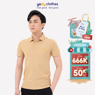 Áo thun polo nam YODY askin kẻ bo cổ bẻ vải cao cấp thoáng mát APM3761