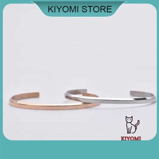 Vòng Tay Cuff Unisex Bản Đẹp Chất Không Rỉ Bảo Hành 1 Năm