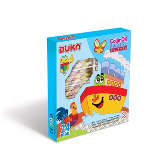 Bút Sáp Duka : Sáp Dầu 24 Màu No.3924 ( hộp giấy )