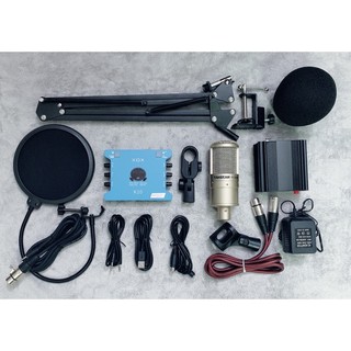 Bộ combo thu âm Mic Takstar PC K200 suondcard k10 bản kỉ niệm 10 âm thanh cực hay và chuẩn