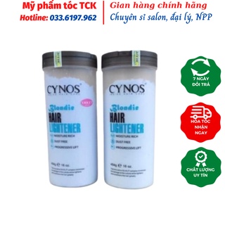 Bột Tẩy Cynos không rát da đầu 1 đập lên tông 9-10,tẩy chuyên salon