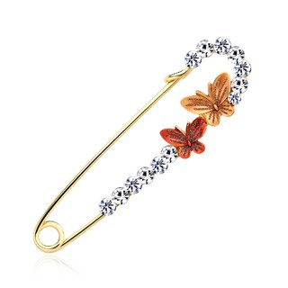 Cài áo kim băng đính đá lấp lánh