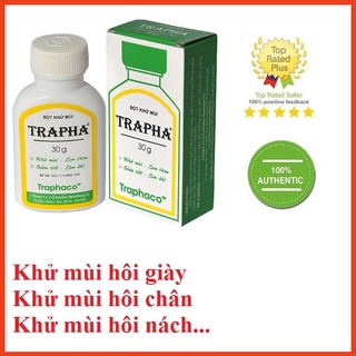 Bột khử mùi Trapha (30g) ngăn ngừa hôi nách, hôi chân