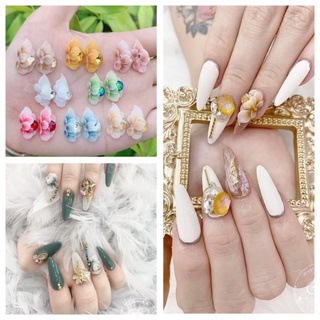 hoa nail - hoa bột(cúc nghiêng ôm đá)