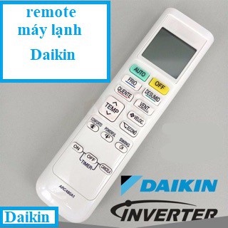 Điều khiển remote điều hoà DAIKIN inverter ga 32 ăn cả dòng nội địa Nhật -Bh đổi mới -tặng pin sịn
