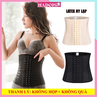 Đai Nịt Bụng Sau Sinh Giảm Mỡ Giảm Eo Hàng Chính Hãng LATEX Loại 25 Xương Thoáng Khí