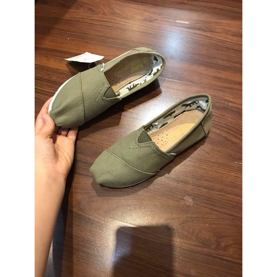 Hàng Order Trung quốc ~ 2 tuần - Giày Toms Rêu