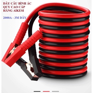 Dây câu bình Ắc quy ô tô cao cấp Aikesi dây lõi đồng, chịu tải 2000A