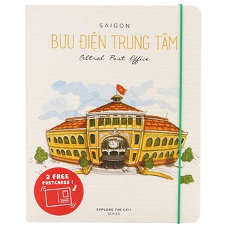Sổ Explore The City 180 Trang - Saigon - Bưu ĐIện Trung Tâm