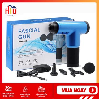 [LOẠI 1 - BH 12 THÁNG] Máy massage cầm tay Fascial Gun HG-320 - Súng Massage cầm tay Fascial Gun HG-320