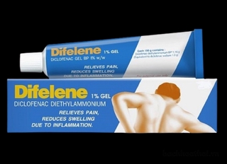 Gel kháng vıêm ġiảm ƌau cơ xươņg khớҏ Difelene Diclofenac Diethylammonium Thái Lan