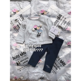 Bộ Nỉ Bé Gái Minnie Cầm Bông C&amp;A