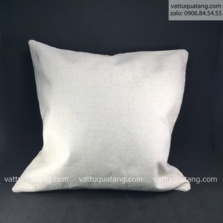 Phôi gối vải bố 40x40cm - in chuyển nhiệt