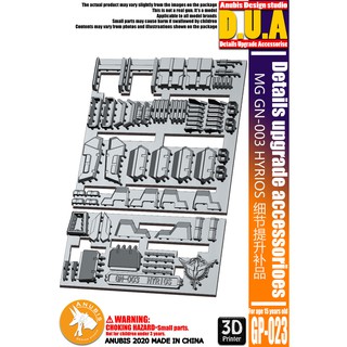 PHỤ KIỆN MOD ANUBIS - CHI TIẾT NHỰA MÔ HÌNH IN 3D CHO MG 1/100 GN-003 KYRIOS - GP023
