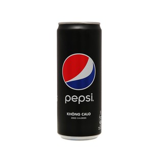 lon nước ngọt Pepsi không calo 320ml