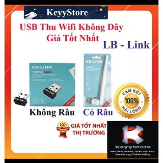 ❤️KeyyStore❤️ USB Wifi Bộ thu wifi LB-LINK BL-WN151 WN155A tốc độ 150Mb giá rẻ Thiết Bị Thu, USB bắt sóng wifi đa năng