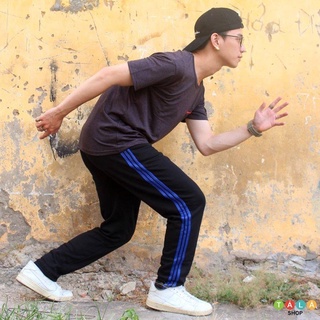 QUẦN 3 SỌC XANH UNISEX (May độc quyền)