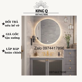 Gương led tròn hắt sườn 𝐇𝐚̀𝐧𝐠 𝐡𝐨𝐭, 𝐠𝐢𝐚́ 𝐱𝐮̛𝐨̛̉𝐧𝐠 gương led cảm biến Việt Nhật