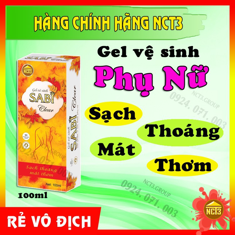 Gel Vệ Sinh SABI Clear (100ml)