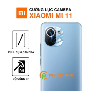 Cường lực camera Xiaomi Mi 11 độ cứng 9H bảo vệ cả phần mắt và viền camera - Dán camera Xiaomi Mi 11