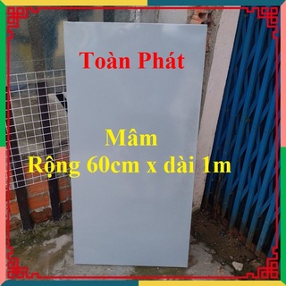 Mâm sắt V lỗ ( 60x100cm) màu xám ghi