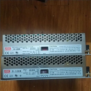 Nguồn dòng kép Meanwell 5V-6A 24V-4A. Hàng cũ tháo máy tự động hoá.