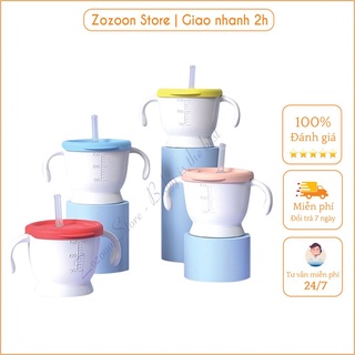 Cốc tập uống ba giai đoạn Kichilachi Nhật Bản giúp bé tập làm quen uống nước trong quá trình ăn dặm - Zozoon Store