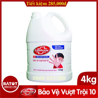 Nước Rửa Tay Lifebuoy Bảo Vệ Vượt Trội 10 can 4kg