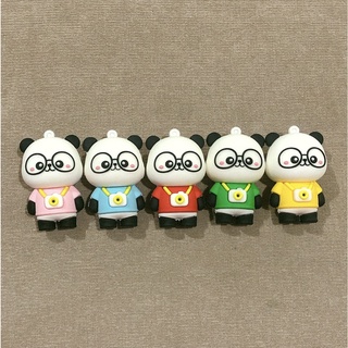STICKER/JIBITZ/ CHARM HÌNH GẤU PANDA TRANG TRÍ DÉP SỤC