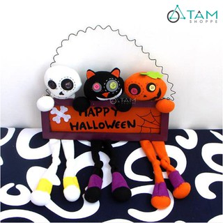 [HÀNG ĐẸP - DÀY ĐẸP] Bảng treo cửa Halloween nhồi bông HLW-BTC-01