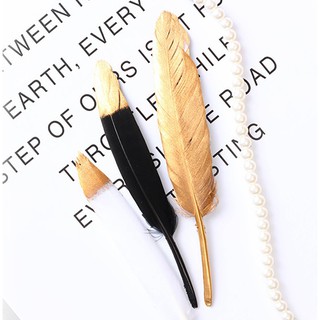 Lông Vũ Vàng Vintage Đạo Cụ Chụp Ảnh Sản Phẩm Mỹ Phẩm Trang Sức Nails