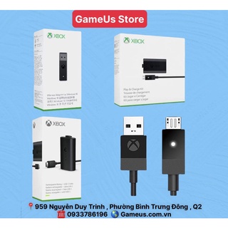 USB Xbox wireless Adapter Receiver  /Pin Kèm Cáp cho Tay Cầm Xbox One / Xbox One S/ Xbox Series X